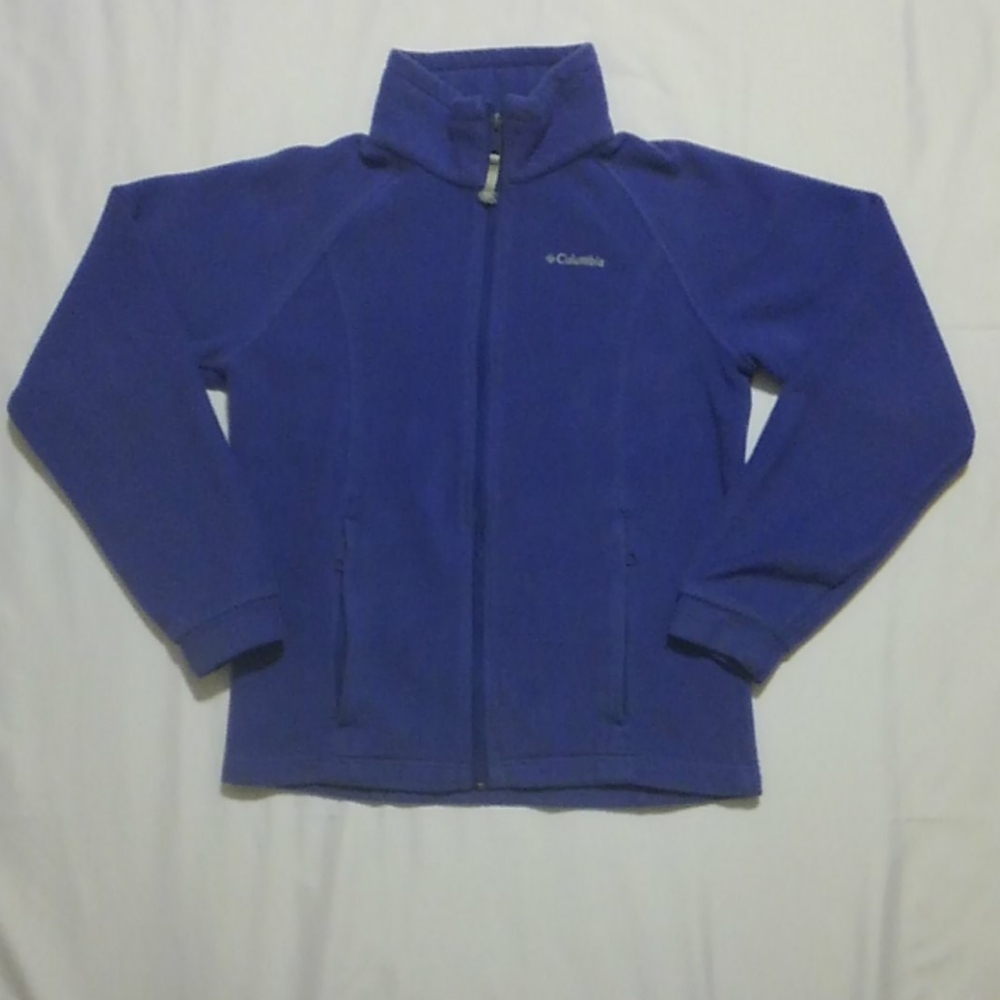 Purple Columbia Fleece Full Zip Jacket 14/16